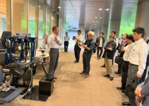 Remote Control Experiment for Heavy Equipment Control Robot